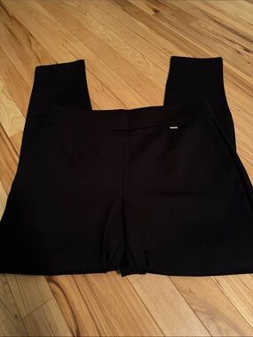 DKNY Black Skinny Ponte Pull-On Pants
